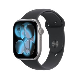 Apple Watch Series 11 GPS 46mm Space Grey Aluminium Case with Black Sport
