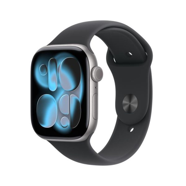 Apple Watch Series 11 GPS 46mm Space Grey Aluminium Case with Black Sport