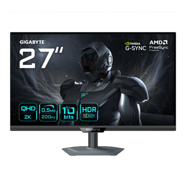 Monitor Gaming Gigabyte G27Q20, 27", 2560 x 1440 pixeli, Black,