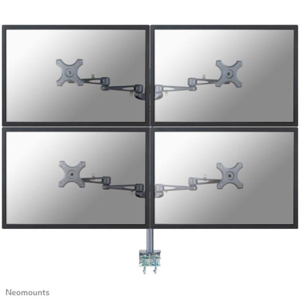 Brat monitor dublu Neomounts, compatibilitate ecran 10-27", greutate maxima suportata