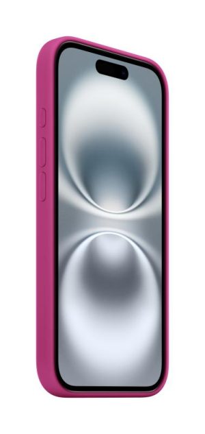 iPhone 16 Silicone Case with MagSafe - Fuchsia