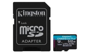 Card de Memorie Kingston 512GB Canvas Go! Plus CL10
