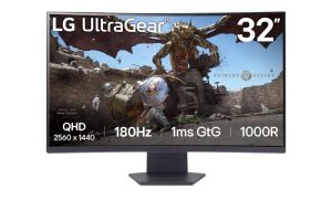 Monitor Consumer LG 32GS60QC-B, 32", 2560 x 1440 pixeli, Black,