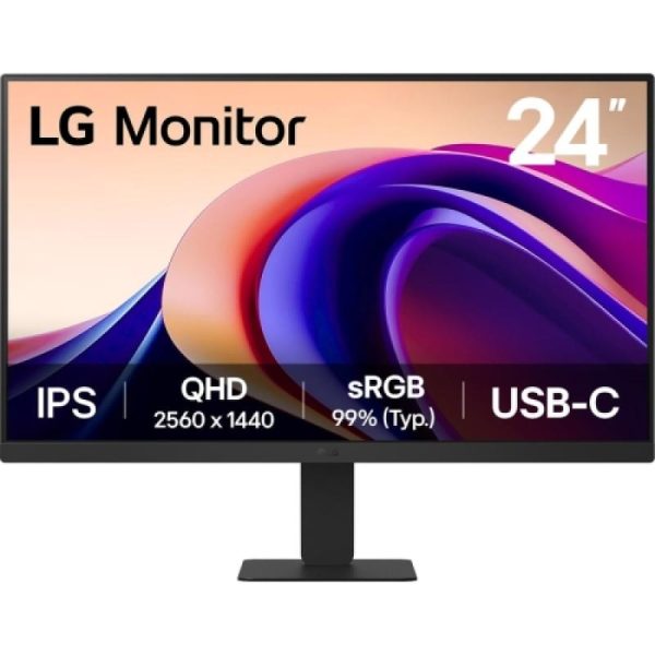 Monitor Consumer LG 24U631A-B, 23.8", 2560 x 1440 pixeli, Black,