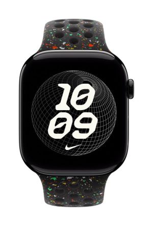 Curea pentru Apple Watch 46mm Midnight Black Nike Sport Band