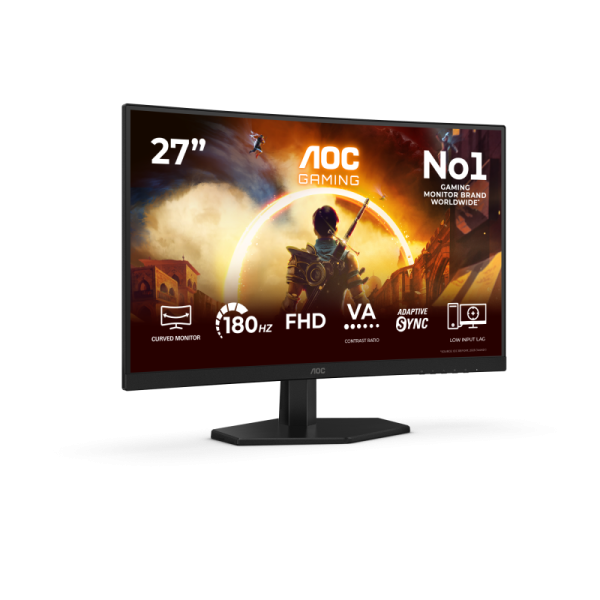 Monitor Gaming AOC C27G42FE, 27", 1920 x 1080 pixeli, Black,