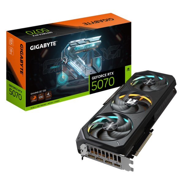 Placa video Gigabyte GeForce RTX 5070, 12GB GDDR7, PCI Express