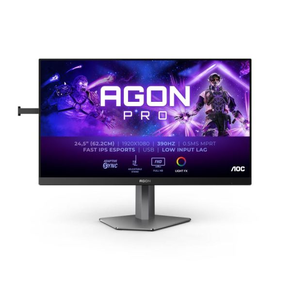 Monitor Consumer AOC AG256FS, 24.5", 1920x1080 pixeli, Black, 2 ani