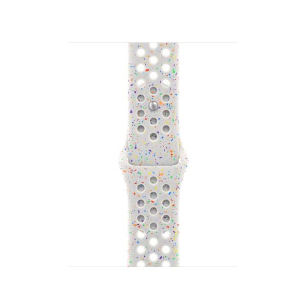 Curea pentru Apple Watch 42mm Nike Sport Band: Pure Platinum