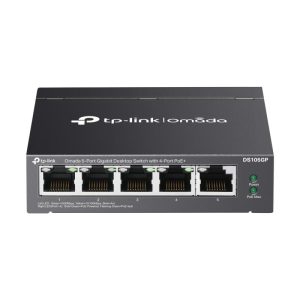 Omada 5-Port Gigabit Desktop Switch with  4-Port PoE+ PORT:
