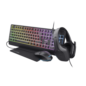 Tastatura Mecanica Gaming Trust GXT 792 QUADROX, USB, Negru
