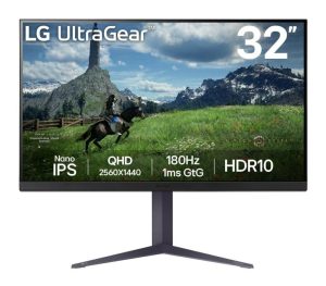 Monitor Consumer LG 32GS85Q-B, 31.5", 2560 x 1440 pixeli, Black,