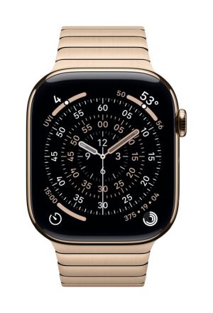 Curea pentru Apple Watch 46mm Gold Link Bracelet