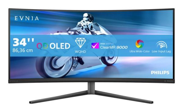 Monitor Consumer Philips 34M2C6500/00, 34", 3440 x 1440 pixeli, Grey,