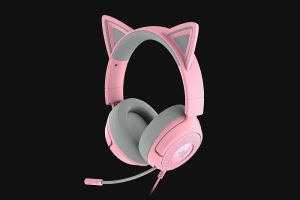 Casti Gaming Head-band Razer Kraken Kitty V3 X, Wired, Roz