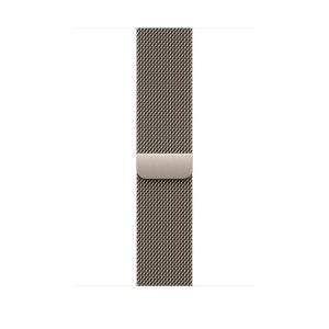 Curea pentru Apple Watch 46mm Natural Milanese Loop - M/L