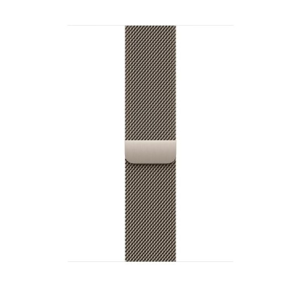 Curea pentru Apple Watch 46mm Natural Milanese Loop - S/M