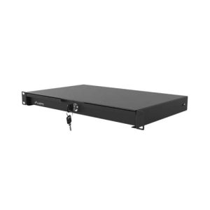 Drawer Lanberg 19", RAL color RAL9004, maximum load 30 kg,