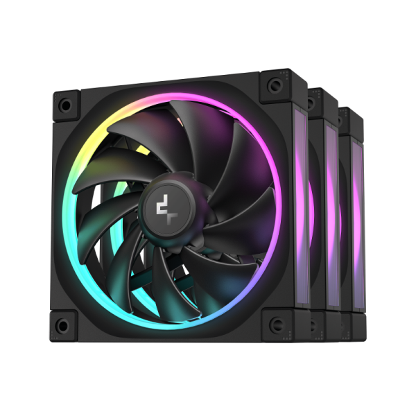 Ventilator Carcasa DEEPCOOL FL12-3 in 1, 12 cm, 2150 RPM,