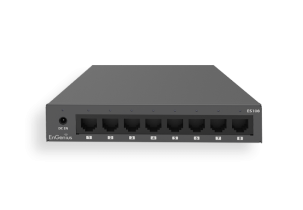 Switch Engenius Unmanaged Desktop 8-port GbE, standard wireless L1, capacitate