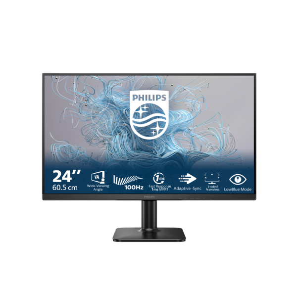 Monitor Consumer Philips 24E2N1100LB/00, 24", 1920 x 1080 pixeli, Black,