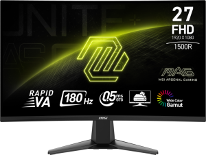 Monitor Consumer MSI MAG 27C6F, 27", 1920 x 1080 pixeli,