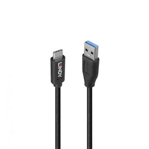 Cablu Lindy 0.5m USB 3.2 Type-A to Type-C (tata -