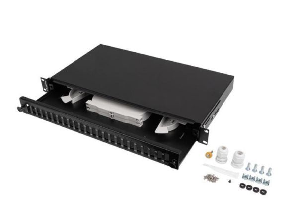 Patch panel fibră rack 19" 1U  24x SC duplex