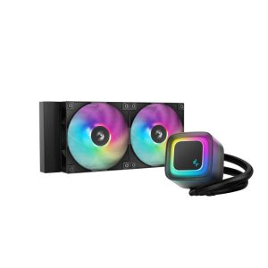 Cooler Procesor DEEPCOOL LE240 V2, Lichid, 12 cm, 2 ventilatoare,