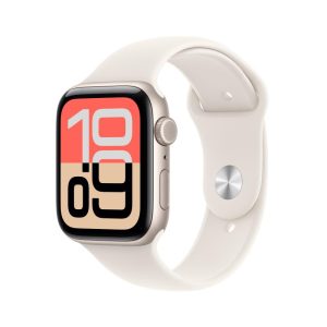 Apple Watch SE 3 GPS + Cellular 44mm Starlight Aluminium Case with