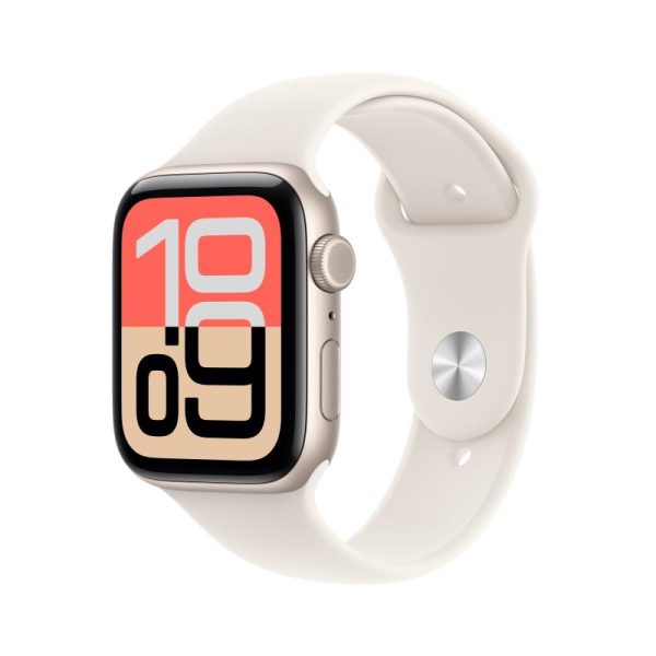 Apple Watch SE 3 GPS + Cellular 44mm Starlight Aluminium Case with