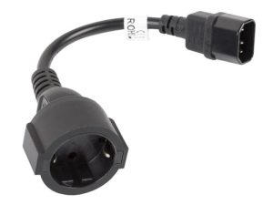Cablu adaptor IEC 320 C14  Schuko(F) pentru UPS 20