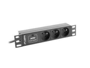 Unitate distributie alimentare PDU 10", 1U, 16A, 3 prize ,