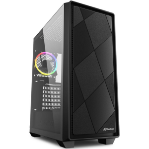 Carcasa SHARKOON VS8 RGB, RGB, Mid Tower, Black