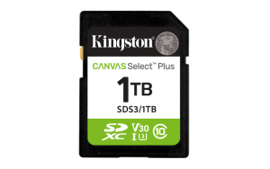 Card de memorie Kingston Canvas Select Plus Gen3 Micro-SDXC, 1