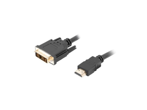 Cablu HDMI(M)  DVI-D(M)(18+1) 1,8 m negru Single Link cu