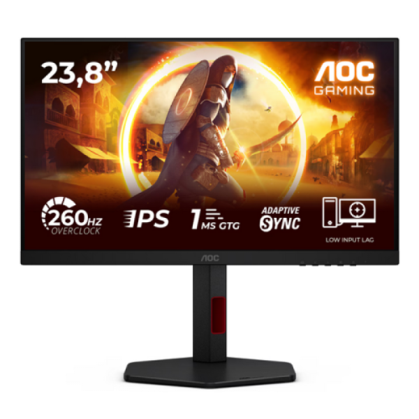 Monitor Gaming AOC 24G4ZR, 23.8", 1920 x 1080 pixeli, Black,