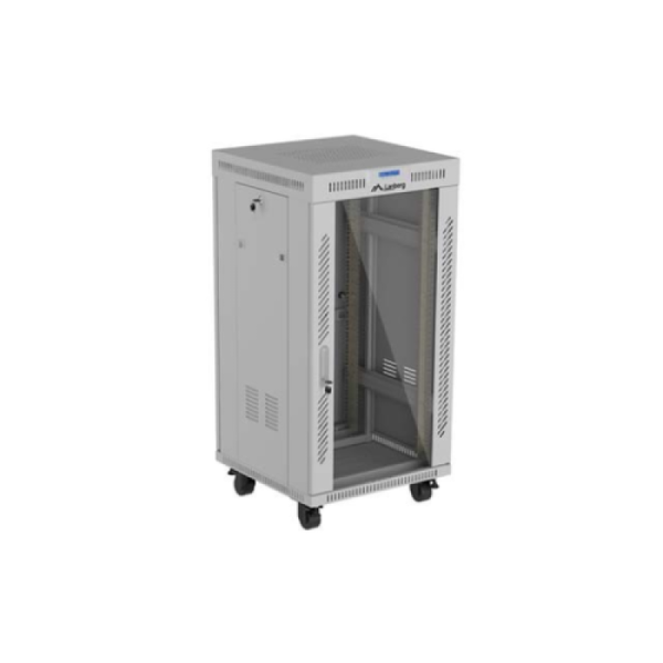 Dulap rack 19" perete 22U/600X600  (FLAT PACK) WITH GLASS
