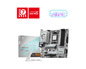 Placa de baza MSI B850M GAMING PLUS WIFI, Socket AM5,