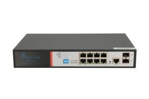 Extralink VICTOR PoE Switch 8x Gigabit PoE/PoE+ 2x