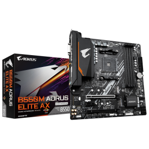 Placa de baza Gigabyte B550M AORUS ELITE AX, Socket AM4,