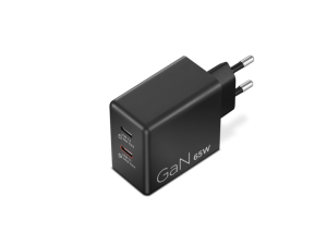 Incarcator Laptop Lenovo Dual USB-C 65W GaN, 65W, Negru, 1