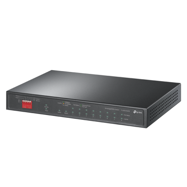 Switch Desktop 10-Port Gigabit with 6-Port PoE+ and 2-Port PoE++