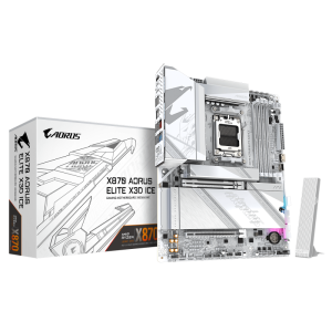 Placa de baza Gigabyte X870 AORUS ELITE X3D ICE, Socket