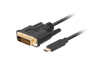 Cablu USB-C(M)  DVI-D(24+1)(M) 3 m negru