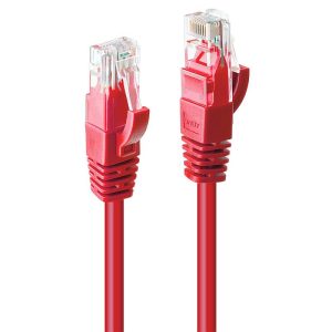 Cablu de retea Lindy 2m Cat.6 U/UTP, conector A: RJ45