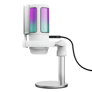 Microfon Trust GXT 238W Auron, tip Condenser, USB-C, LED backlight