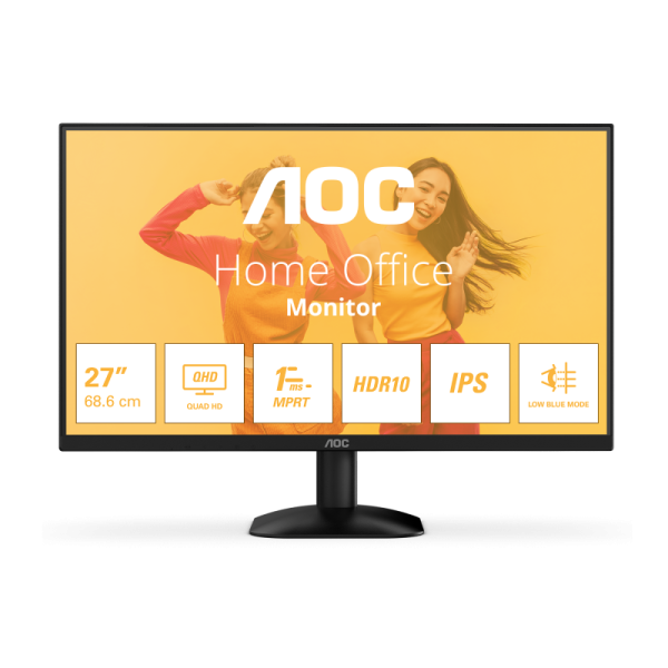 Monitor Consumer AOC Q27B35E, 27", 2560 x 1440 pixeli, Black,