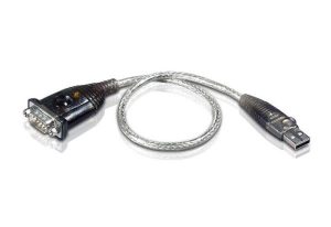 Adaptor USB to RS-232 Aten UC232A-AT. Culoarea produsului: Din oţel