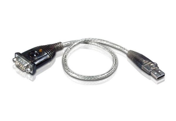 Adaptor USB to RS-232 Aten UC232A-AT. Culoarea produsului: Din oţel